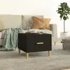 vidaXL Table basse Noir 50x50x40 cm Bois d'ingénierie