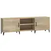 vidaXL Meuble TV chêne sonoma 150x30x50 cm bois d'ingénierie
