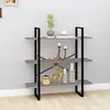 vidaXL Bibliothèque Sonoma gris 100x30x105 cm Bois d'ingénierie