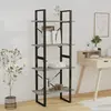 vidaXL Bibliothèque 4 niveaux Sonoma gris 60x30x140 cm Bois