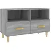 vidaXL Meuble TV Sonoma gris 80x36x50 cm Bois d'ingénierie