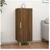 vidaXL Buffet Chêne marron 34,5x34x90 cm Bois d'ingénierie