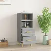 vidaXL Buffet Sonoma gris 34,5x34x90 cm Bois d'ingénierie