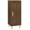 vidaXL Buffet Chêne marron 34,5x34x90 cm Bois d'ingénierie
