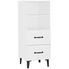 vidaXL Buffet Blanc 34,5x34x90 cm Bois d'ingénierie