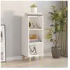 vidaXL Buffet Blanc 34,5x32,5x90 cm Bois d'ingénierie