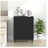 vidaXL Buffet Noir 69,5x34x90 cm Bois d'ingénierie