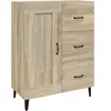 vidaXL Buffet Chêne sonoma 69,5x34x90 cm Bois d'ingénierie