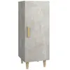 vidaXL Buffet Gris béton 34,5x34x90 cm Bois d'ingénierie