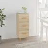 vidaXL Buffet Chêne sonoma 34,5x34x90 cm Bois d'ingénierie