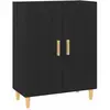 vidaXL Buffet Noir 69,5x34x90 cm Bois d'ingénierie