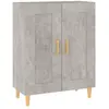 vidaXL Buffet Gris béton 69,5x34x90 cm Bois d'ingénierie