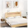 vidaXL Tables de chevet murales 2 pcs chêne fumé 35x35x20 cm