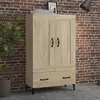 vidaXL Buffet haut Chêne sonoma 70x31x115 cm Bois d'ingénierie