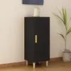 vidaXL Buffet Noir 34,5x34x90 cm Bois d'ingénierie