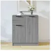 vidaXL Buffet Sonoma gris 60x30x70 cm Bois d'ingénierie