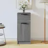 vidaXL Buffet Sonoma gris 30x30x70 cm Bois d'ingénierie