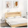 vidaXL Tables de chevet murales 2 pcs gris béton 35x35x20 cm