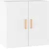 vidaXL Armoire murale Blanc 60x30x60 cm Bois d'ingénierie