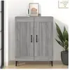 vidaXL Buffet sonoma gris 69,5x34x90 cm bois d'ingénierie