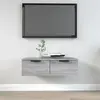 vidaXL Armoire murale Sonoma gris 68x30x20 cm Bois d'ingénierie