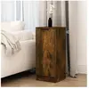 vidaXL Buffet Chêne fumé 30x30x70 cm Bois d'ingénierie