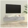 vidaXL Meubles TV 2 pcs Sonoma gris 100x30x30 cm Bois d'ingénierie