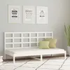 vidaXL Lit de jour Blanc 80x200 cm Bois de pin massif