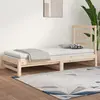 vidaXL Lit coulissant 2x(90x200) cm Bois de pin massif