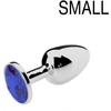 Plug Bijou JEWEL Bleu 6  x 2.7 cm 