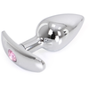 Plug Bijou Anal avec Base arrondie CURVE 6 x 2.8 cm- Bijour Rose 