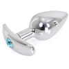 Plug Bijou Anal avec Base arrondie CURVE 6 x 2.8 cm - Bijou Bleu 
