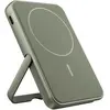 Magnetic Wireless Powerbank 5000mAh Dried Green - Fresh ''n Rebel - 2PBM5000DG. Compatible avec les iPhones MagSafe (iPhone 12 et modeles ulterieurs). Support iPhone inte...