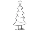 Mica Decorations Decoration arbre noir - l50xb15xh105cm