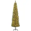 Sapin de Noël artificiel étroit LED H185