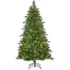 Black Box Sapin de Noël artificiel étroit LED H215
