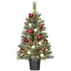 Black Box Sapin de Noël artificiel LED en pot H90
