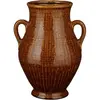 Mica Decorations Vase en céramique marron H39