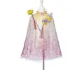 Cape papillon Danae, bandeau et baguette magique (5-7 ans)
