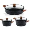 SET DE POÊLES Westinghouse - Cocotte 24cm & 28cm + Casserole 32cm