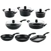 SET DE POÊLES Marbe Noir Westinghouse - Set 13 pièces