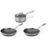 Westinghouse SET DE POELES - Black Signature - Poêle á frire 20 + 24cm - Casserole 20cm - Induction