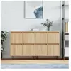 vidaXL Buffets 2 pcs chêne sonoma bois d'ingénierie