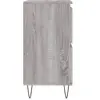 vidaXL Buffets 2 pcs sonoma gris bois d'ingénierie