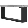 vidaXL Buffets 2 pcs gris béton bois d'ingénierie