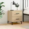 vidaXL Table de chevet chêne sonoma 40x35x47,5 cm bois d ingénierie