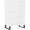 vidaXL Buffet haut blanc 57x35x90 cm bois d'ingénierie