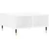 vidaXL Table basse blanc brillant 60x60x30 cm bois d'ingénierie