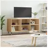 vidaXL Meuble TV chêne sonoma 103,5x30x50 cm bois d'ingénierie