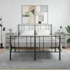 vidaXL Tables de chevet 2 pcs sonoma gris 40x35x69 cm bois ingénierie